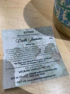 Oudh Jasmine Ceramic Candle