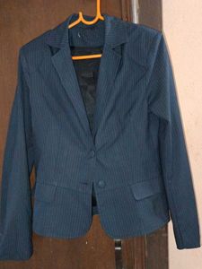 Pinstripe Blazer - Classic Style