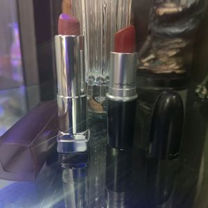 Red and Pink Lipstick