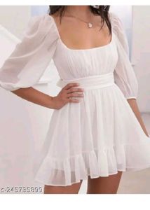 Chic White Mini Dress