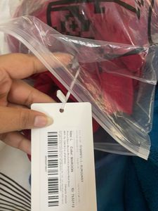 Burgundy One-Shoulder Maxi Dress - size L