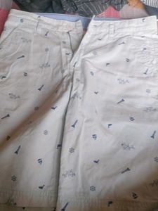 Nautical Print Shorts