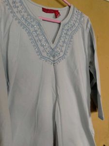 Embroidered Tunic Top