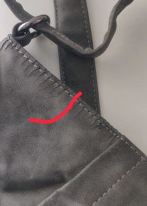 GREY SHOULDER BAG