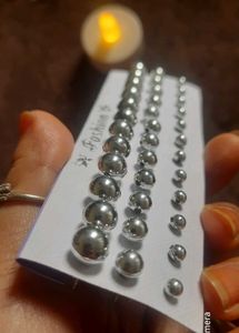 Silver Studs(18 Pairs)✨️