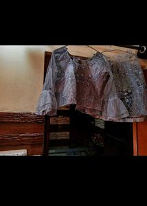 festive corset kurta sharara set