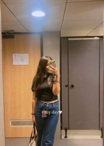 Stylish Black Crop Top