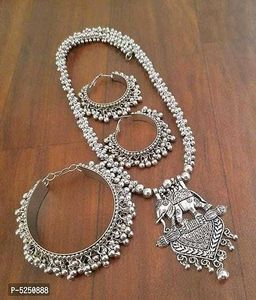 oxidised jewellery set