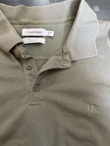 Calvin Klein Olive Green Polo Shirt