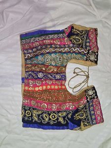 Embroidered Ethnic Blouse Heavy