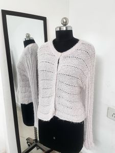 Cute Fuzzy Cardigan