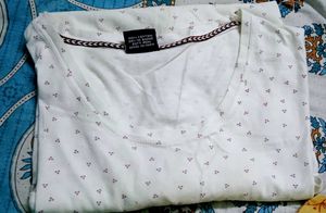 White T-Shirt with Stain