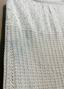 Elegant White Knit Dress