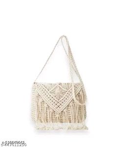 Macrame Crossbody Bag 🛍️