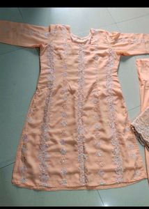 KURTI SALWAR WITH HEAVY DUPATTA