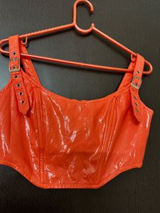 Orange Hot Crop Top