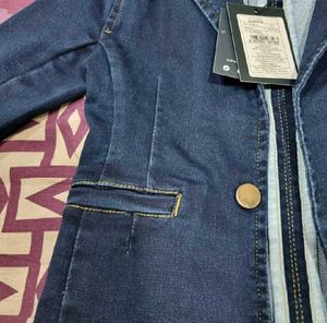 Stylish Denim Blue Blazer