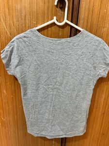 Coral V-Neck Tee