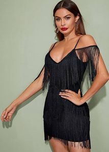 Cold Shoulder Trim BodyCon Dress- Shein 💕