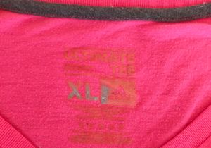 🏃‍♀️Hot Pink Adidas Climalite V-Neck T-Shirt🏃‍♀️