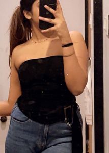 Sleek Black Mini Top