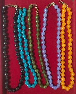 Semi Precious Pearls Necklace