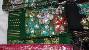 Wow!..😍Combo 2 New Chiffon Saree With Blouse