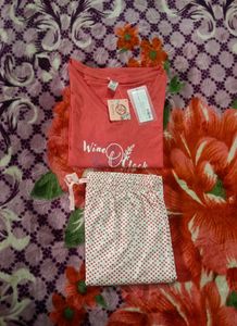 M Size Top Payjama Set