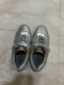 Branded Golden Silver Party wear Shoes