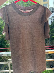New Khakhi Grey Top