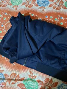 Navy Blue Bomber Jacket