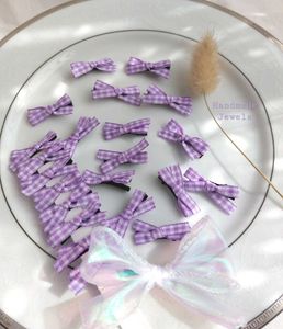 Y2k Gingham Mini Bow Hair Adornment