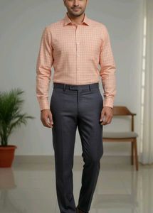 Men's Checked unstriched formal shirt