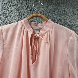 H&amp;M Womens Blouse Top &amp; Elastic Waist