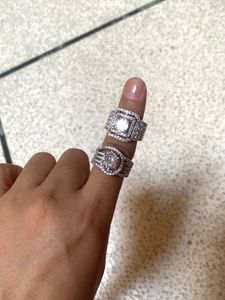 Sparkling Silver Rings