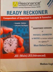 Resonance Ready Reckoner For Final Revision