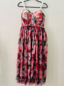 Jc Corset Floral Dress