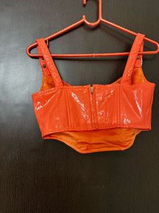 Orange Hot Crop Top