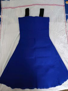 Blue &amp; Black A-Line Top