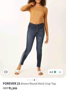 Forever 21 Top &amp; Puella Short Skirt Set ( Combo )