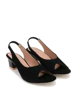Black Slingback Heels