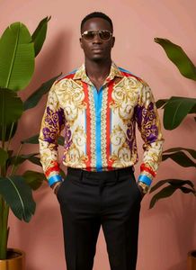 Stylish Patterned Men's Shirt