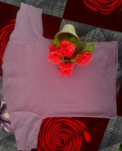 Womens Stylish Ribbed Knit T-shirt