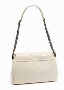Zara off White Quilted Shoulder Bag