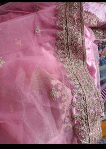 Pink Embroidered Lehenga