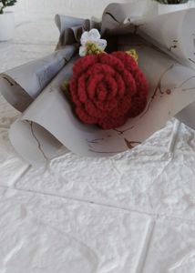 Crochet Rose Bouquet
