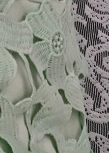 BENETTON patchwork/cutwork top women