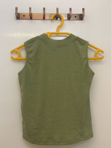 Olive green tank top