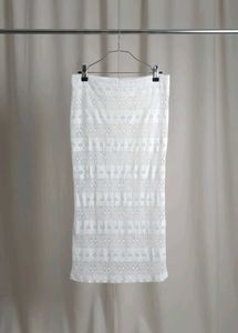 White Lace Skirt