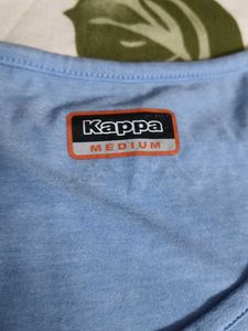 Kappa Women Blue Graphic Tank Top